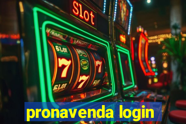 pronavenda login