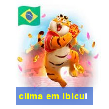 clima em ibicuí