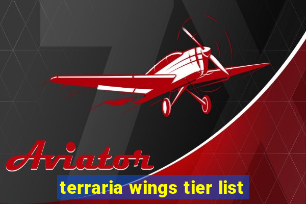 terraria wings tier list