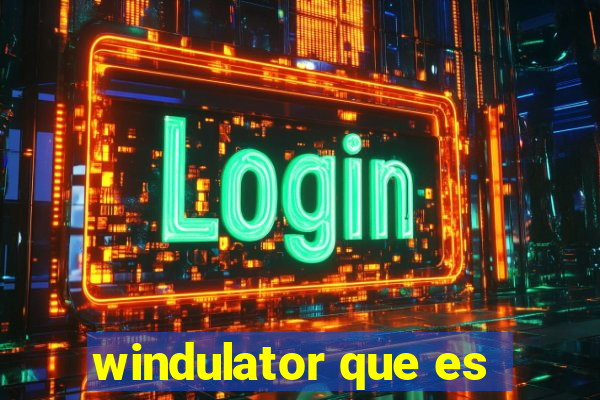 windulator que es