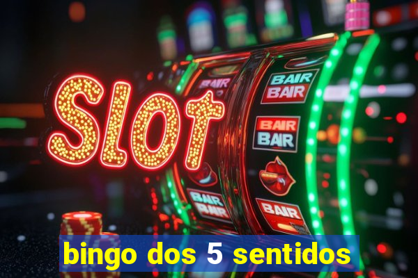 bingo dos 5 sentidos