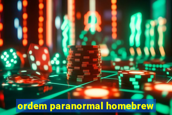 ordem paranormal homebrew