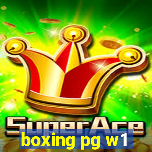 boxing pg w1