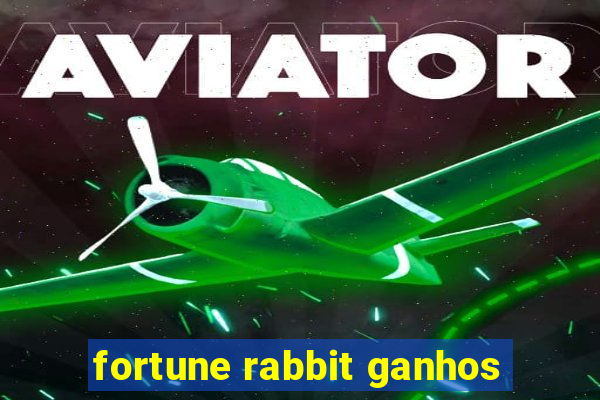 fortune rabbit ganhos