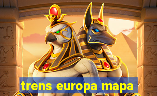 trens europa mapa